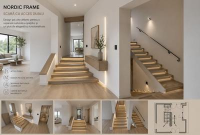 Casă spectaculoasă – 314 mp utili, cramă, terase, 7 camere, teren 432 mp - 1