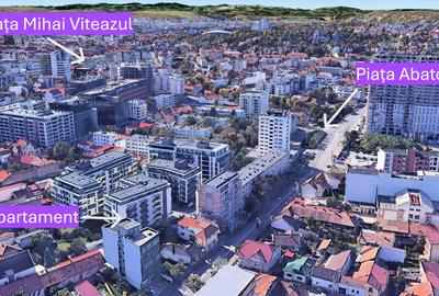 ⚡TUR VIRTUAL 2 camere | 54 m² | modern  | parcare | terasă | Piața Abator - 18