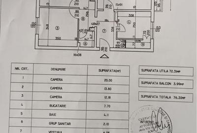 Apartament 3 camere, zona Bld. Unirii - 12