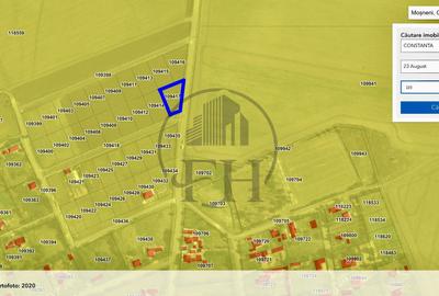 Teren Construcții intravilan de 918 mp, în Moșneni