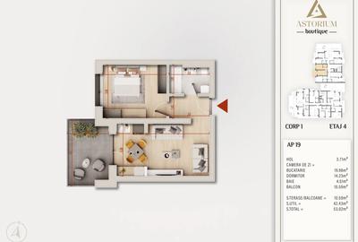 Studio Elegant cu Design Modern Comision 0% - 3