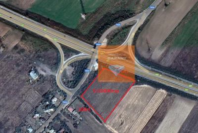 Vand teren Ratesti, 1ha, la pasarela km 86, deschidere drum 100m - 1