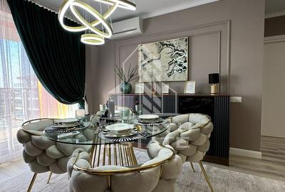 Apartament cu doua camere, mobilat LUX, etajul 11 - 13