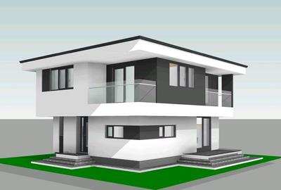 Casă individuală cu 4 camere în Dragomirești-Deal