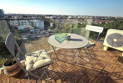 Apartament cu 2 camere //  priveliste superba // Straulesti - 1