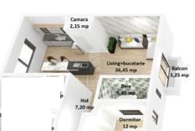 Apartament 2 camere în zona Someseni - 3