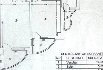 Apartament 2 Camere Unirii, Vedere Panoramică Zepter | Bloc Monolit 1997, 75mp - 2