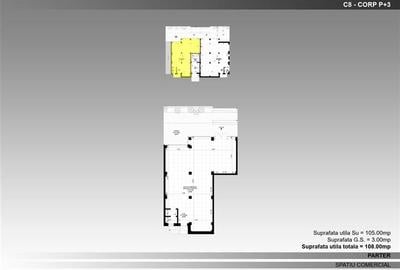 Spatii de inchiriat de 137 mp si 108 mp - Happy Residence 3 - 9