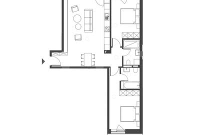 Comision 0 ! Apartament 3 camere 2 Bai, 2 Terase, Semicentral 77 mp - 5