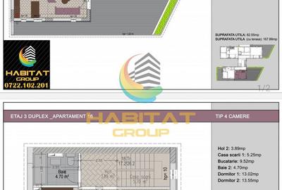 3 camere tip duplex cu terasa - Timpuri Noi - 11