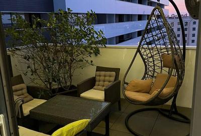 Apartament cu 2 camere semidecomandat, mobilat în Herăstrău