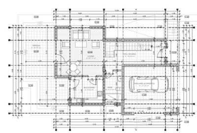 Casa individuala , semifinisata, 4 camere , 3 bai ,150 mp, teren 700 , Chinteni - 1