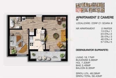 3 camere, 2 bai - Complex rezidential modern - confort, calitate si acces rapid - 6