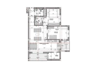 Apartament 3 camere cu 2 bai si 2 terase  - etaj 1, finisat la cheie - 9