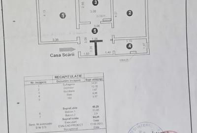 Apartament 2 Camere DECOMANDAT, 64 mp, Etaj 3, Micro 14 (2 Babe) - 8