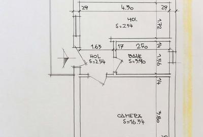 Garsonieră decomandată, mobilată în Mărăști