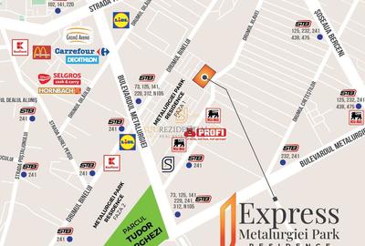 Apartament cu 2 camere de vanzare, tip studio, acces metrou, Berceni - 23