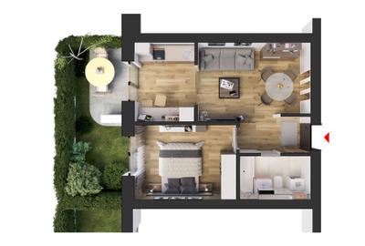 Studio dublu cu grădină | Tip 2A | HILS Sunrise | Pre-certificare GREEN Homes - 4