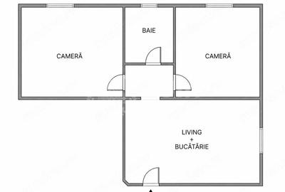 Apartament 2 camere | Decomandat | 53mp | Zona Scortarilor Marasti - 5