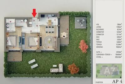 3 Camere Lux Gradina & Piscina | Spatii Verzi | Preturi Negociabile - 2