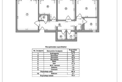 Tineretului - Visana - Apartament 3 camere decomandat - 8