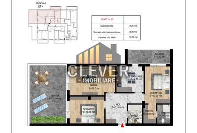 Apartament cu 3 camere decomandat în Theodor Pallady