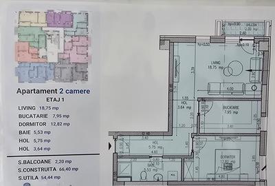 De vanzare Apartament 2 camere - Sisesti -Baneasa - Comision 0% - 21