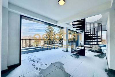 Penthouse spectaculos Iancu Nicolae–155 mp,terasă panoramică 194 mp, design unic - 11