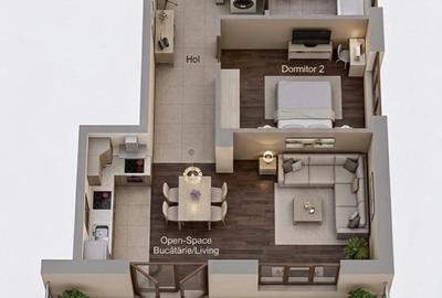 Urgent Zona Baba Novac-Kamsas! Bloc nou.  3camere,dec. 130 mp, - 1