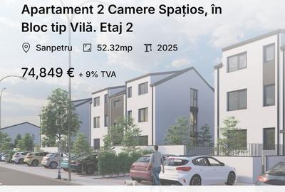 Apartament cu 2 camere decomandat în Periferie