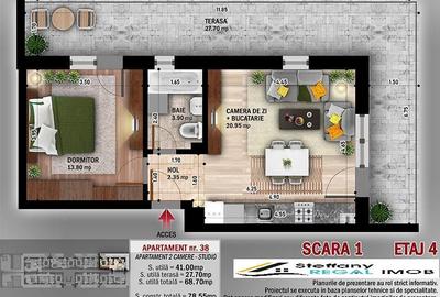 Apartament 2 camere tip studio de vanzare zona Theodor Pallady - 8