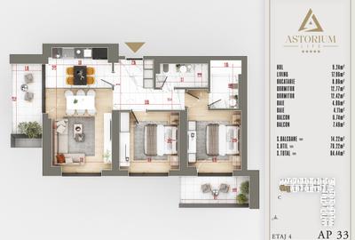 Apartament 3 camere zona Thoedor Pallady - Oferta LIMITATA!- - 2