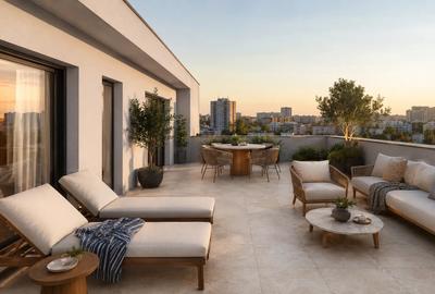 Penthouse cu 3 camere decomandat în Obor