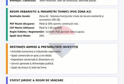 Teren intravilan de vanzare 5.630mp Iasi / DN 28 / E583, Valea Lupului - 4