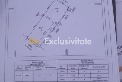 Teren Construcții intravilan de 1312 mp, în Bradu