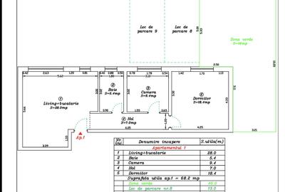 ULTIMUL APARTAMENT, CURTE PROPRIE, 3 CAMERE - 7