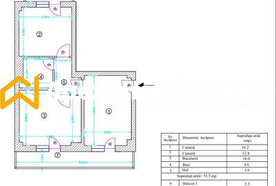 1 Decembrie | 2 Camere | Metrou 12min | Centrala | Parcare | 2Balcoane - 13