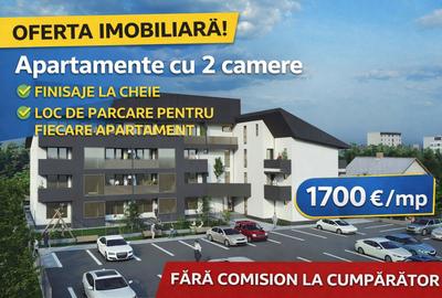APARTAMENT tip STUDIO - 2 camere, 53 mp, ETAJ 1, Complex LOGICENT; - 1