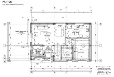 Comuna Berceni - Casa de vânzare | 5 Camere | 3 Bai | 285mp Teren - 3
