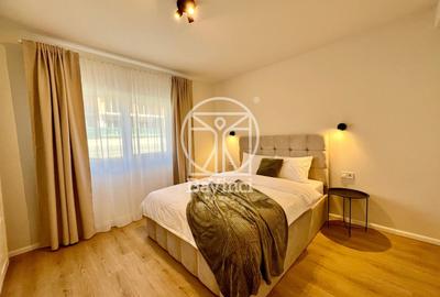 Penthouse 3 camere, intabulat, mobilat si utilat - dressing + 2 bai - 2