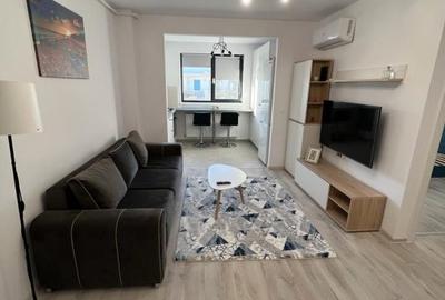 Apartament cu 2 camere semidecomandat, mobilat în Theodor Pallady