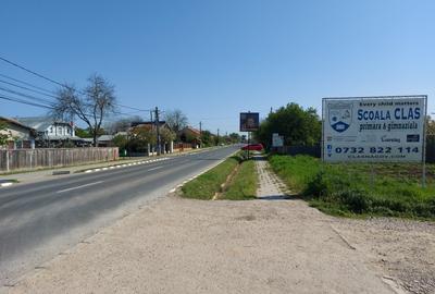 Teren 1.570mp la strada principală, dublă deschidere, Ciofliceni - Snagov! - 2