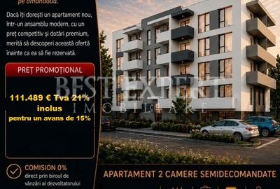 Apartament cu 2 camere decomandat în Theodor Pallady