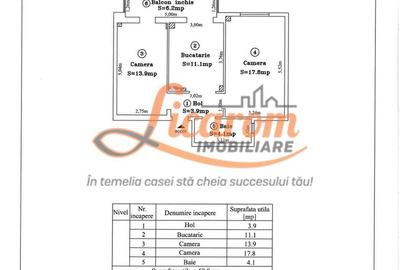 2 camere decomandat,BD Garii,etaj intermediar,pret pornire 103000 E - 12