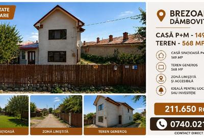 Casă individuală cu 5 camere în Brezoaele
