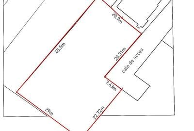Teren Construcții intravilan de 1205 mp, în Bucium
