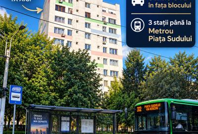 Apartament cu 2 camere decomandat, mobilat în Berceni
