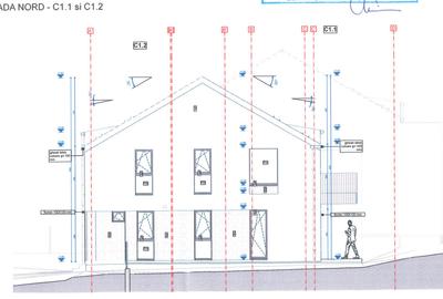 Proiect autorizat 4 duplexuri (8 unitati) – teren intravilan 2700 mp Chinteni - 1
