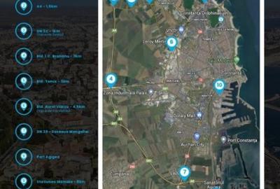 Teren Construcții extravilan de 160000 mp, în Tomis Plus