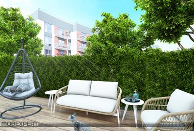 Apartament 2 camere cu gradina, bucatarie Mobexpert si electrocanice CADOU